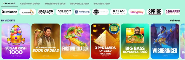 Samba Slots Casino machines à sous